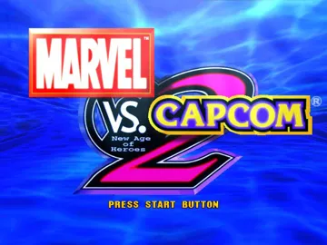 Marvel vs Capcom 2 New Age of Heroes (USA) screen shot title